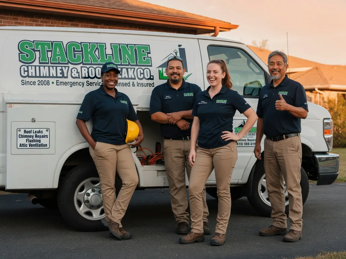 Chimney flashing repair company in Milton, WA